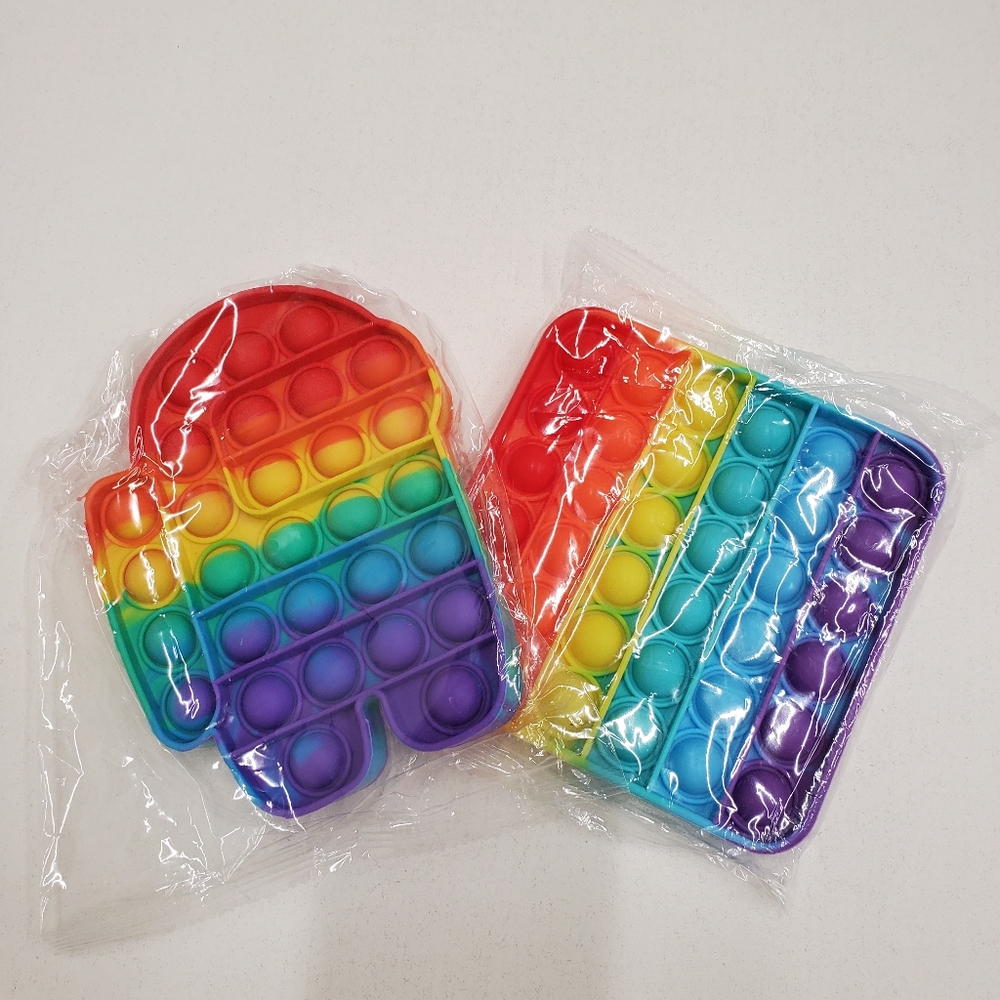 Among Us Push Pop Bubble Sensory Fidget (no hook)